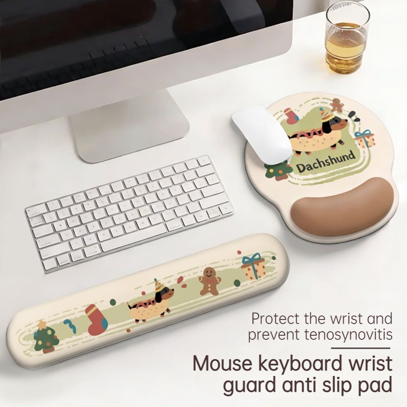 Gaming Keyboard Hand - Creative cartoon sausage dog thick anti