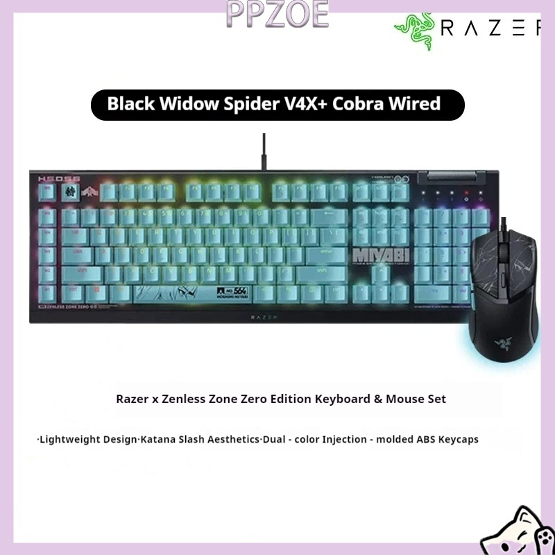 Razer BlackWidow V4 x Zenless  - Gaming Keyboard Brand recension och pris