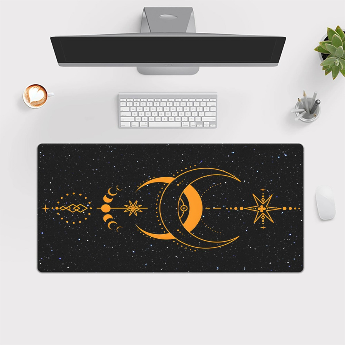 Brand Moon Black HD Printed Pa - Gaming Keyboard Brand recension och pris