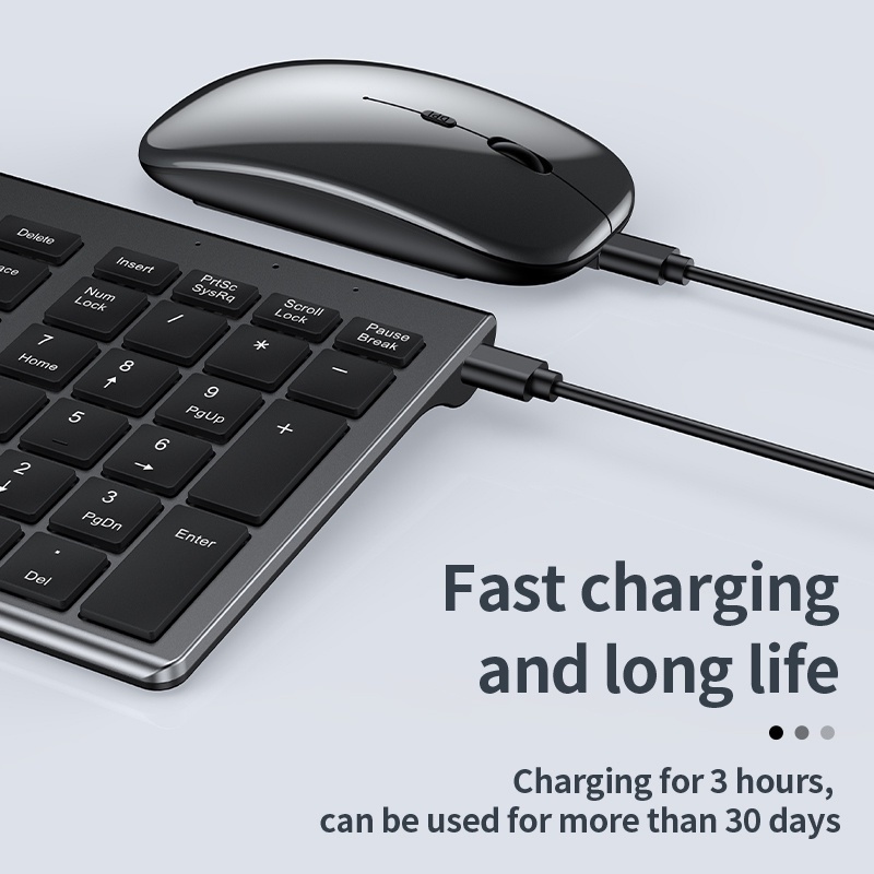 Jomaa Slim Rechargeable Blueto - Gaming Keyboard Extension recension och pris
