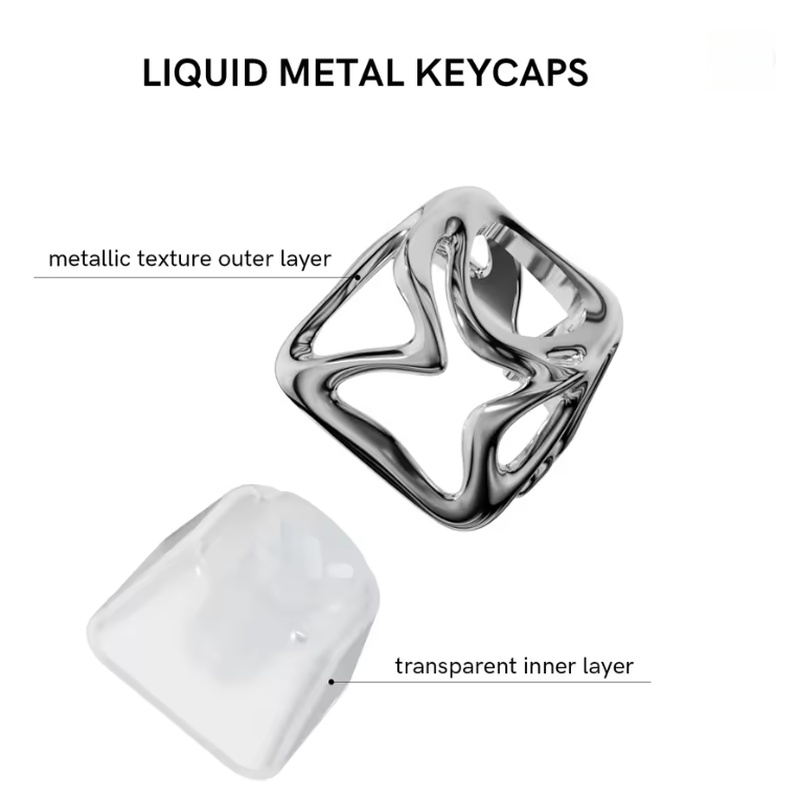 Metal Electroplating Transluce - Gaming Keyboard Brand recension och pris