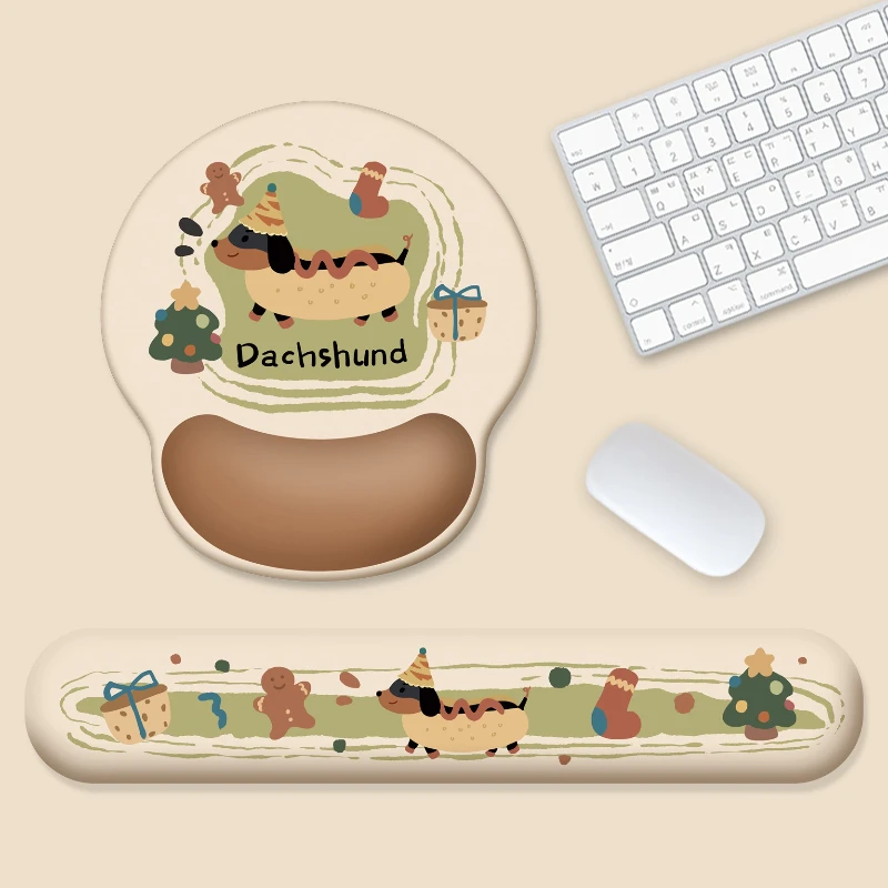 Creative cartoon sausage dog t - Gaming Keyboard Hand recension och pris