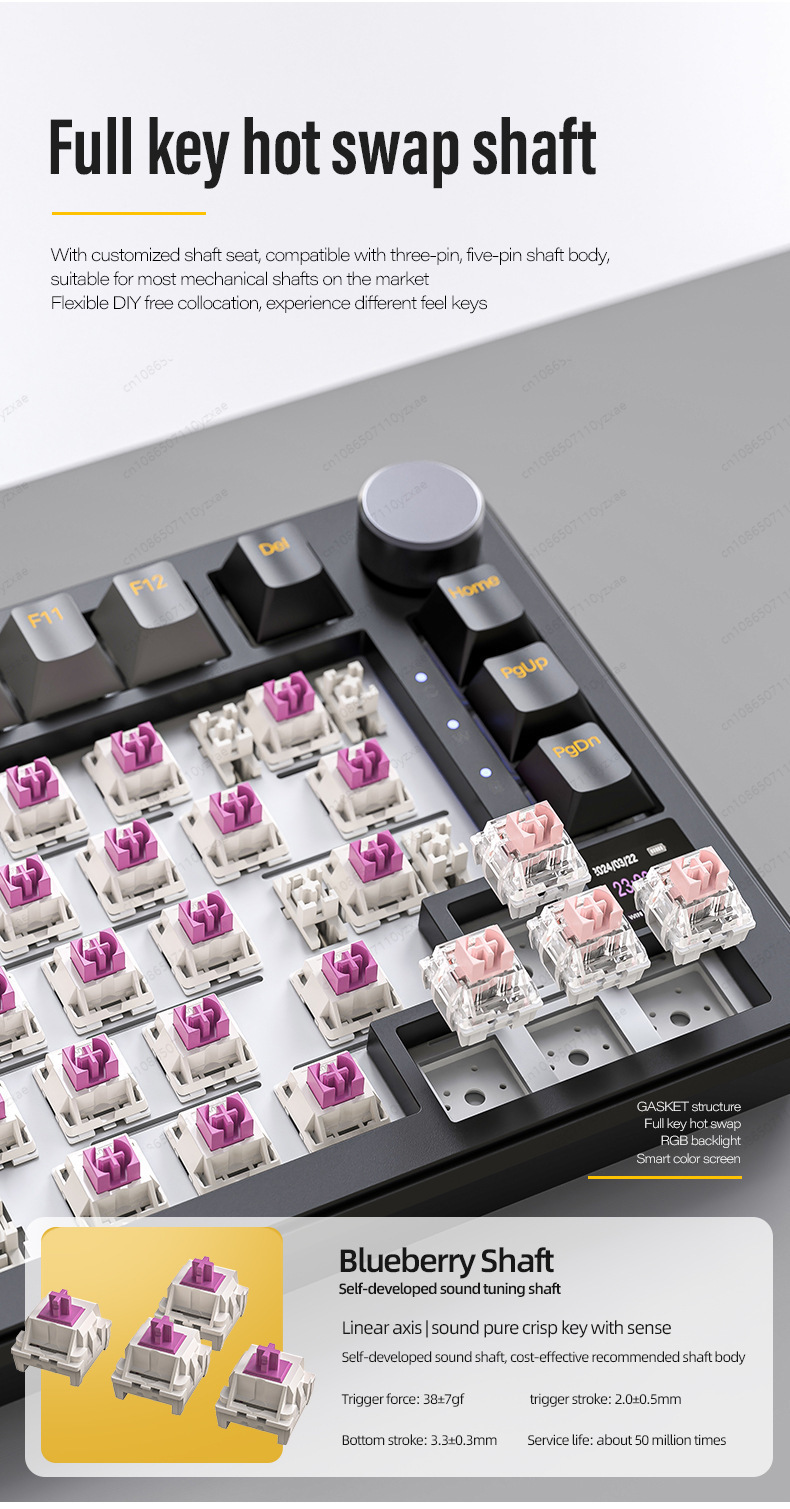 2024 New AL66 Mechanical Keybo - Gaming Keyboard No Rgb recension och pris