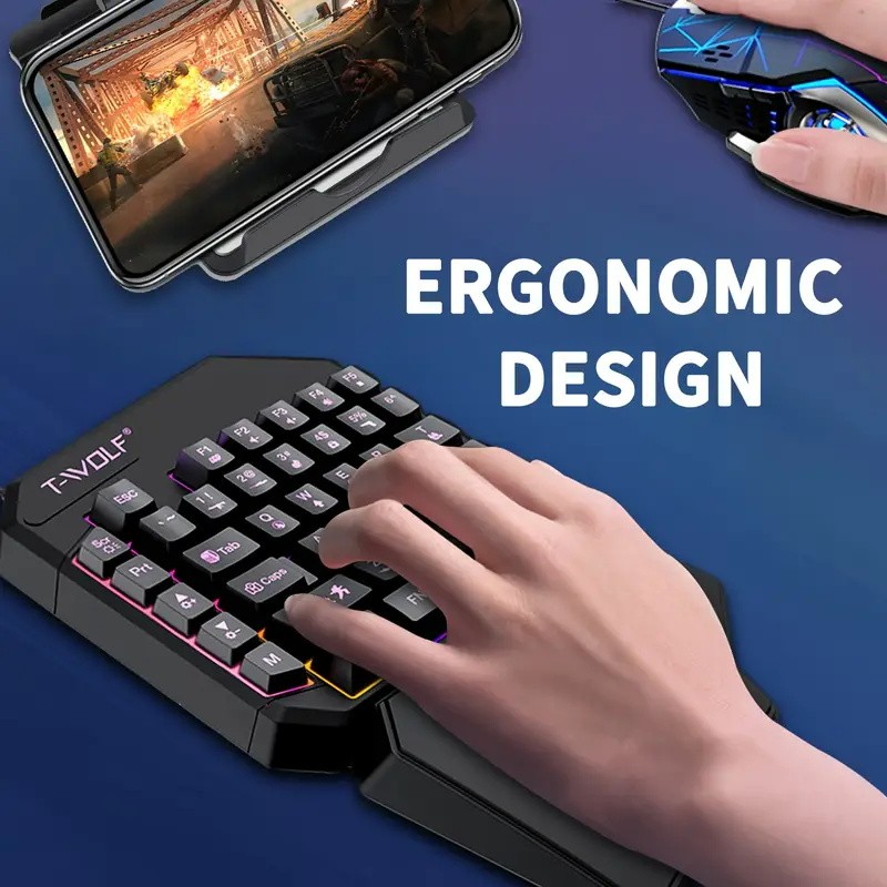 FocusOnPC TF900 2-in-1 Mobile  - Gaming Keyboard Half recension och pris