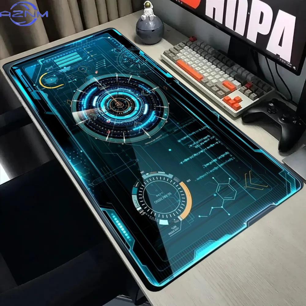 Sci-Fi Tech Dashboard Gaming M - Gaming Keyboard Typewriter recension och pris