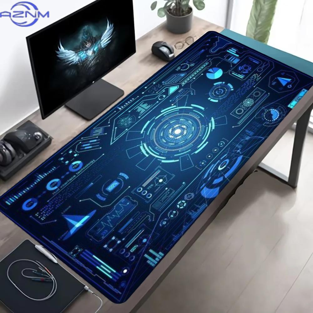 Sci-Fi Tech Dashboard Gaming M - Gaming Keyboard Typewriter recension och pris