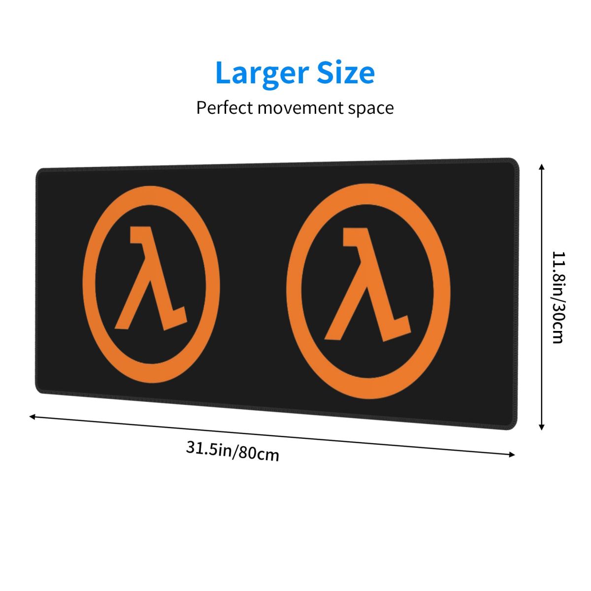 Half Life Lambda Large Mouse P - Gaming Keyboard Half recension och pris