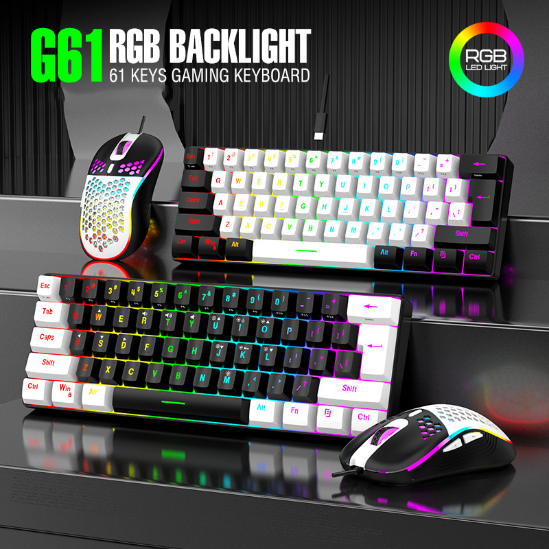 Keyboard and Mouse Sets 60% RG - Gaming Keyboard Extension recension och pris